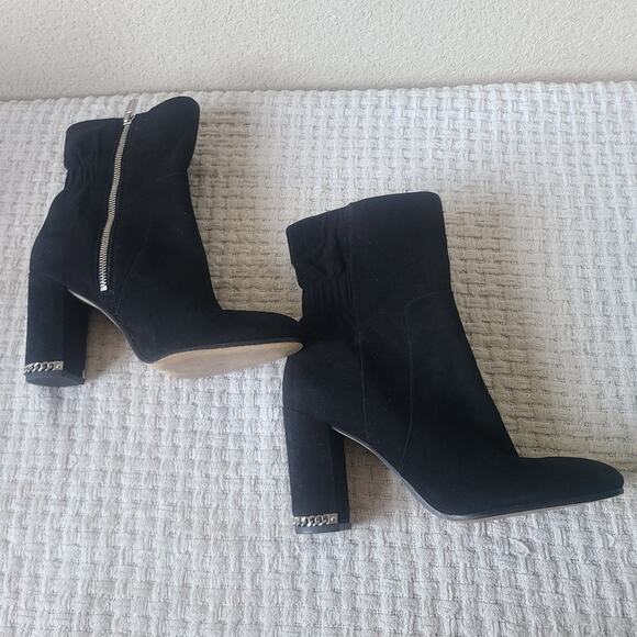 Michael Kors Dolores Bootie in Black Suede Women's Size 8.5 - Picture 6 of 16
